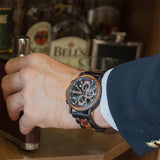 Calendar Chronograph Wooden Watch